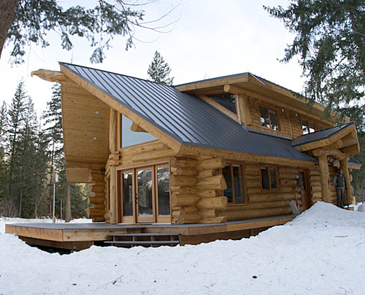 Custom log homes in the Methow Valley